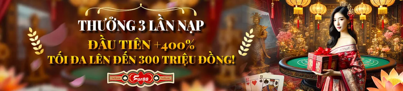 FOR88 - Link Trang Chủ FOR88.COM Chính Thức | Đăng Ký +88K Thưởng 3 lần nạp đầu lên đến 300 triệu đồng